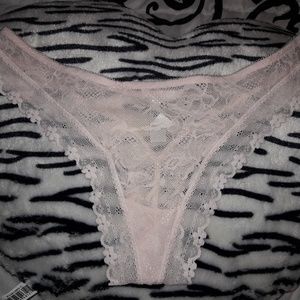 DKNY lace thong